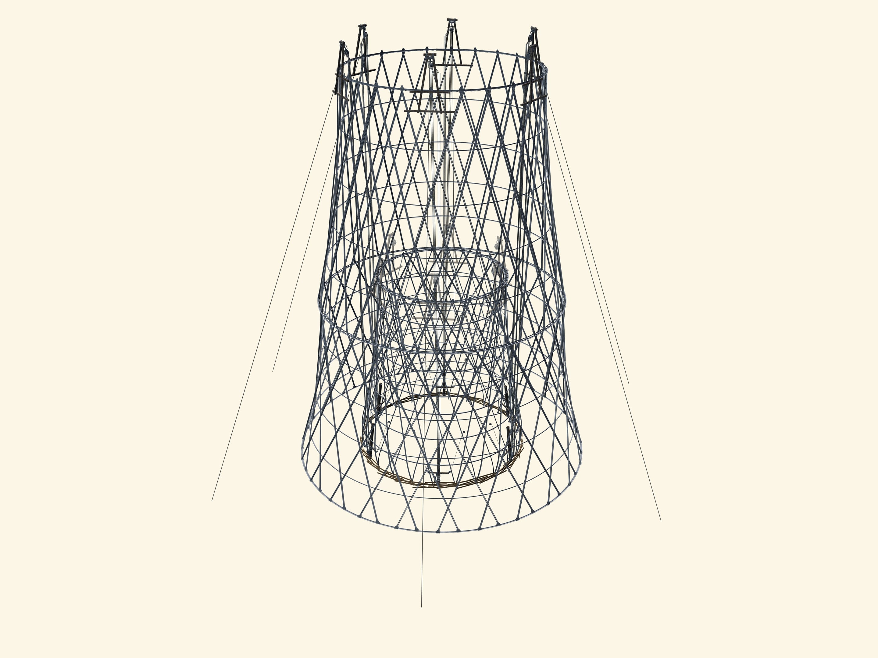 Шуховская башня модель