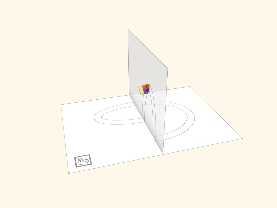 Лента Мёбиуса: трёхлистное вложение