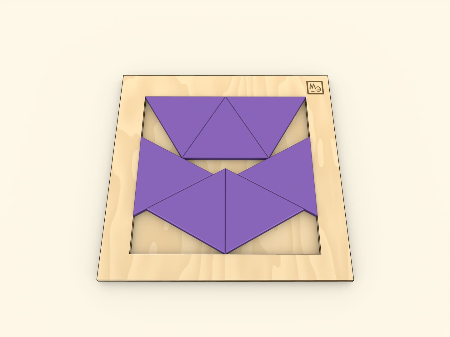 Упаковка правильных треугольников в квадрат