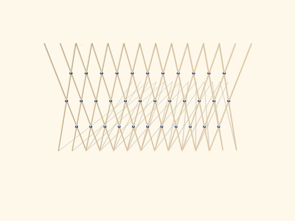 Однополостный гиперболоид: сборка