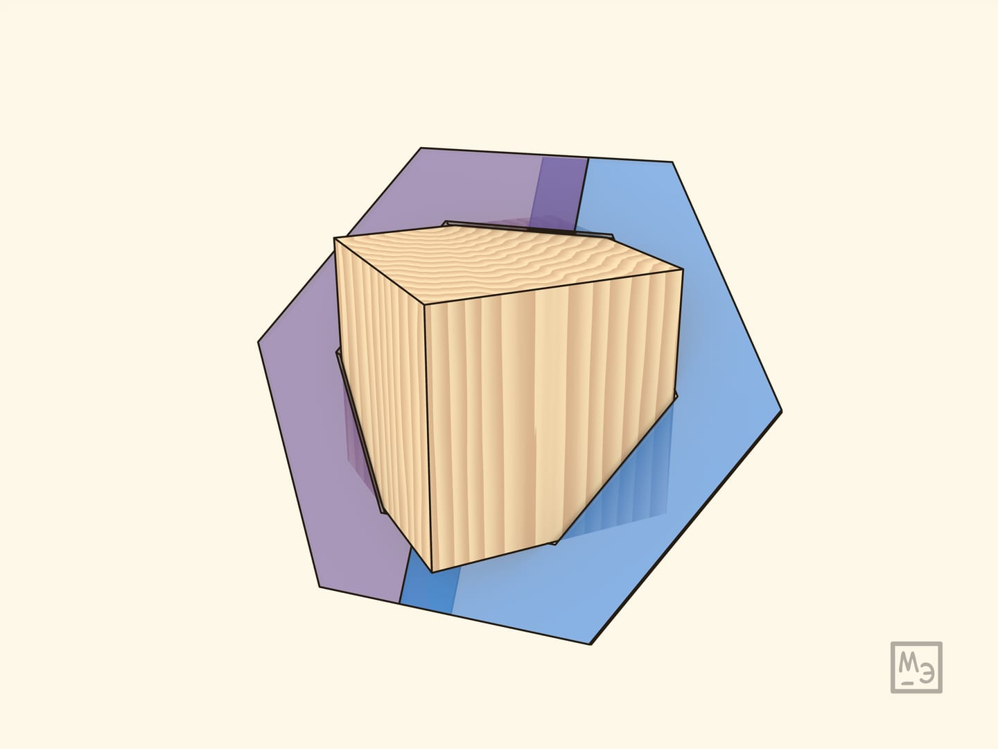 Сечения куба: правильный шестиугольник