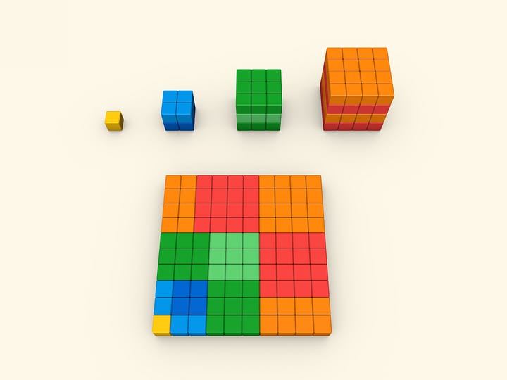 Числовые кубики