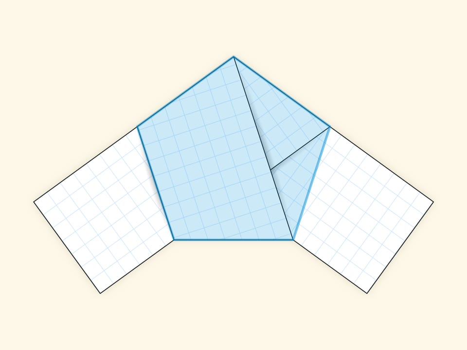 Правильный пятиугольник: узел из полоски бумаги