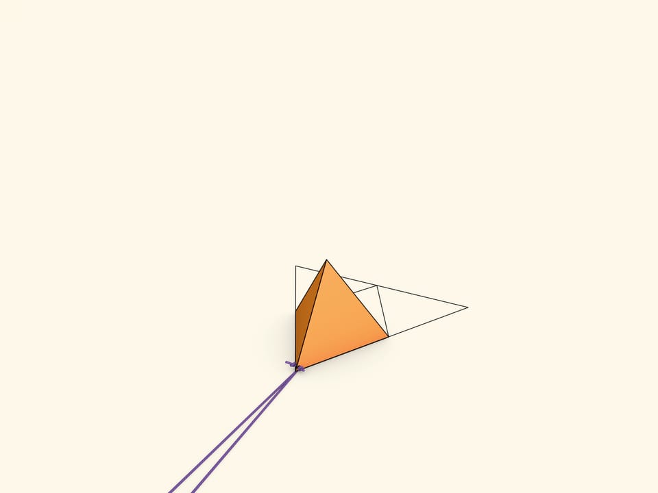 Развёртка тетраэдра