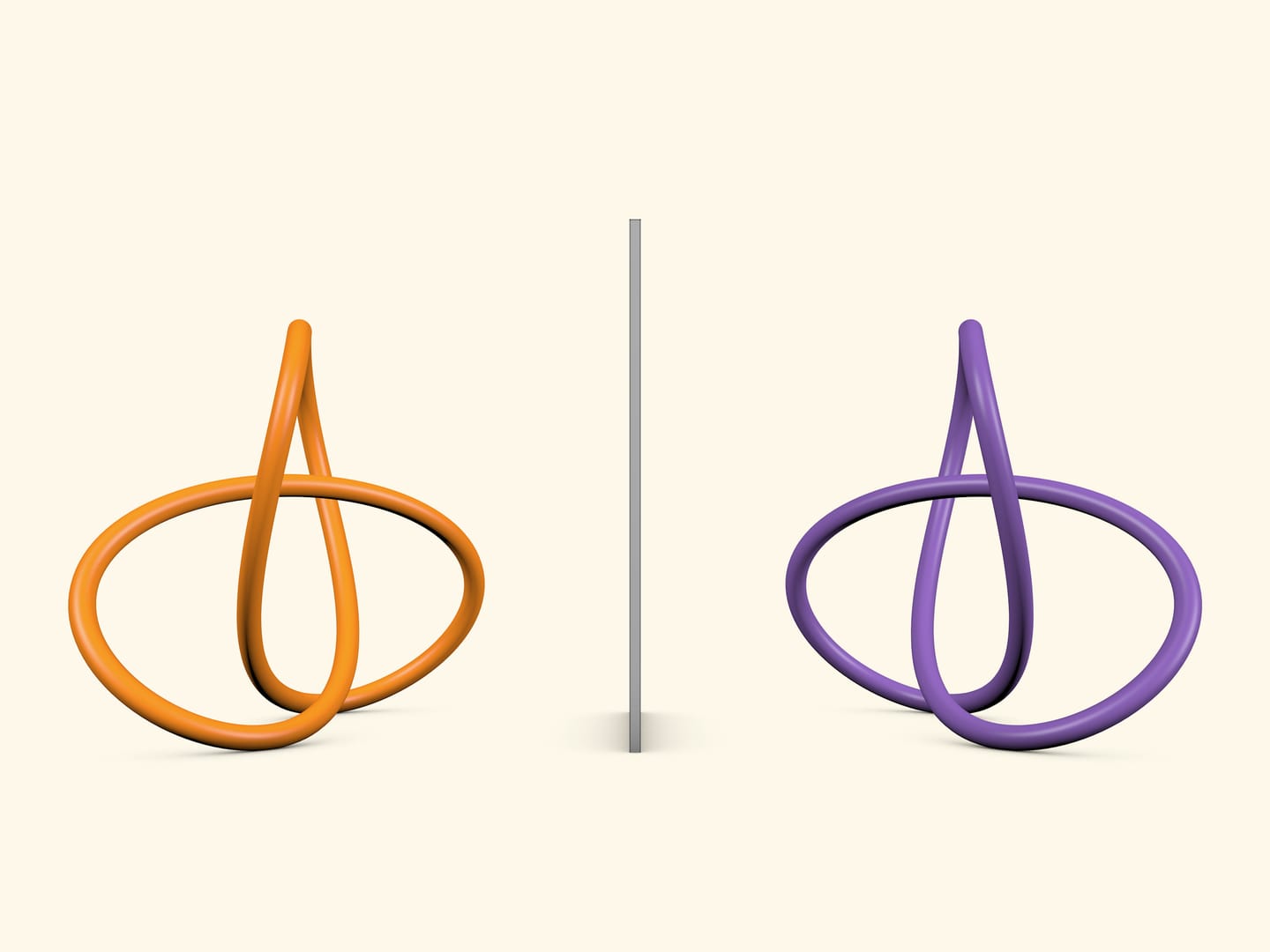 Левый и правый трилистники: хиральность